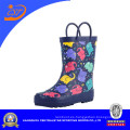 Cute Kids Botas de lluvia de caucho con asas